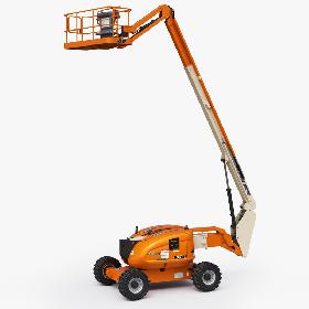 3D JLG 600AJ Telescopic Boom Lift Cherry Picker